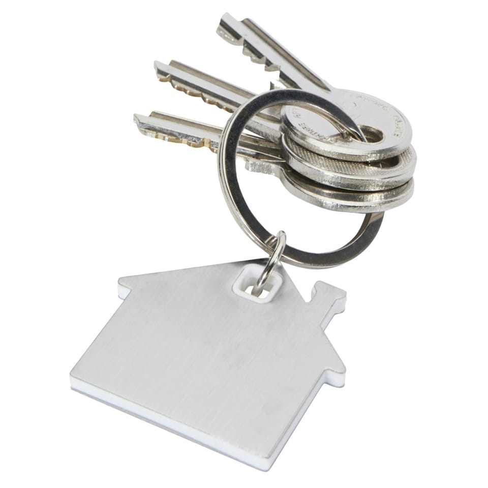 image 1 of Floso Nook House Keyring - White - One Size