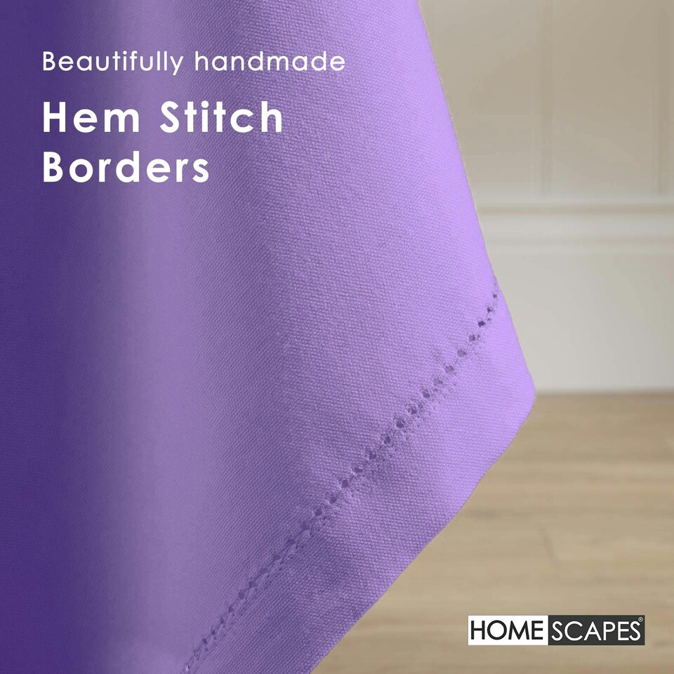 image 1 of Homescapes Purple Tablecloth - 178 x 300 cm Purple