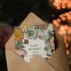 image 3 of Grandma Happy Flower Bouquet Peony Daisies Sunflowers Botanical Her Birthday Card