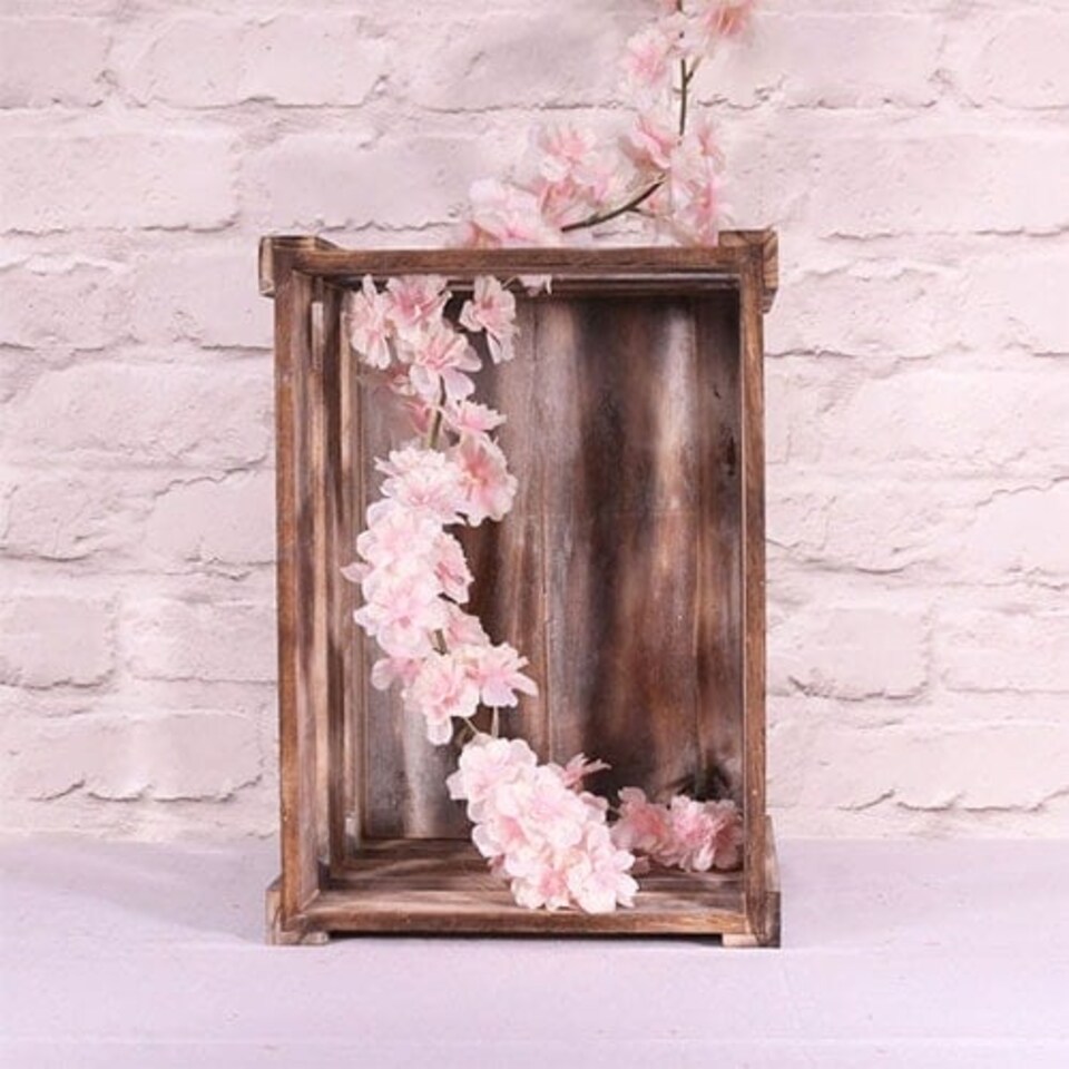 image 1 of Pink Blossom Artificial Silk Flowers Garland 210cm
