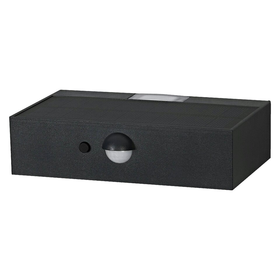 image 1 of Osram ENDURA Style Bricklume Solar Wall Light 3W Grey | Black