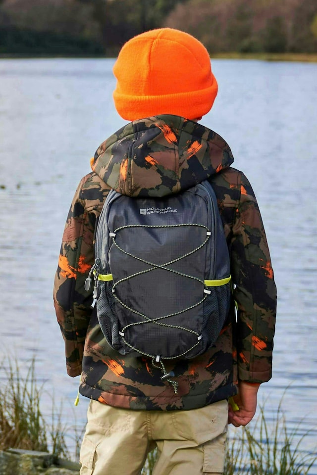 image 1 of Mountain Warehouse Trek Backpack Padded Soft Breathable Everyday Rucksack Bag | Red | Berry