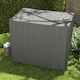 image 8 of Outsunny Garden Furniture Protector Patio Swing Chair Cover | Grey | Dark Grey | 177L x 114D x 152Hcm