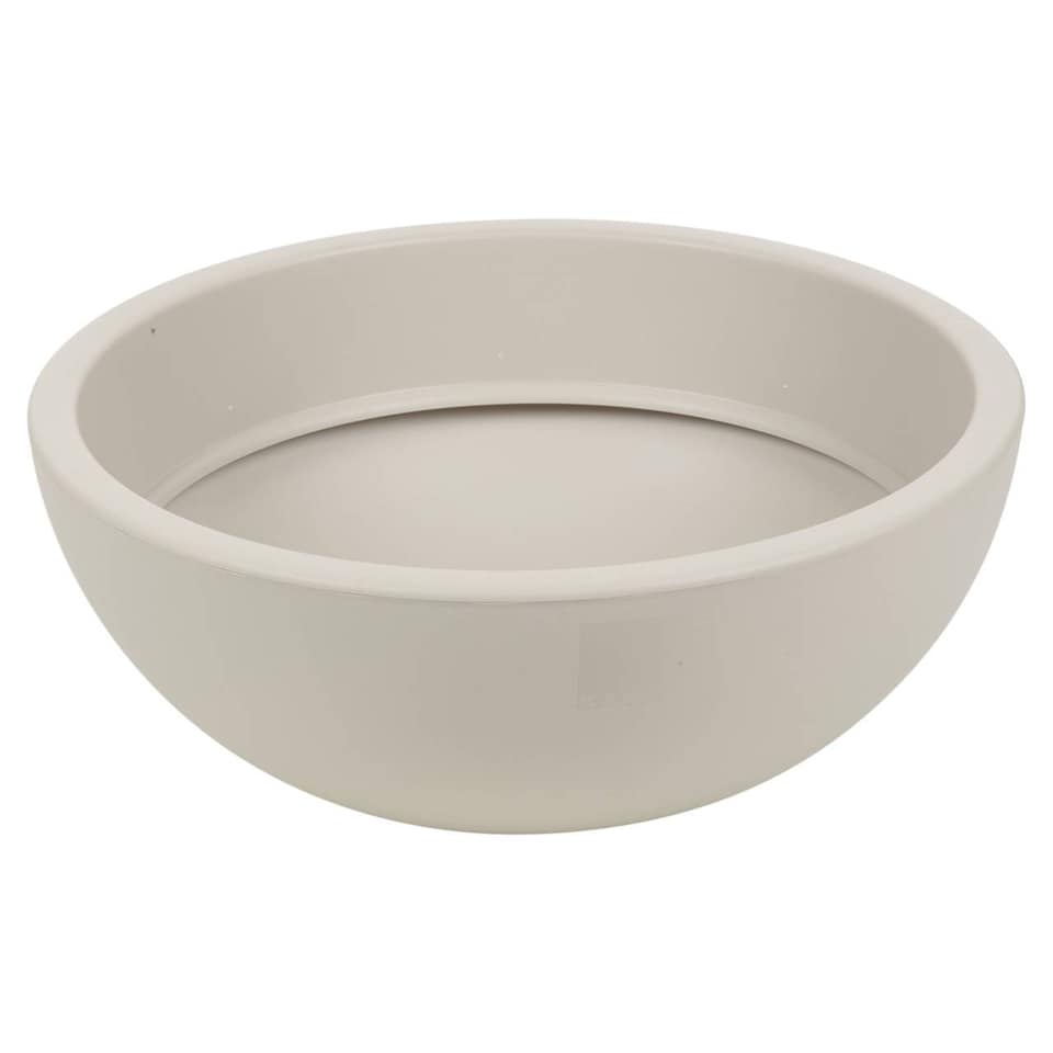 image 1 of 40cm Large Round Decorative Planter | Cream | 1