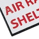 image 5 of Air Raid Shelter Cast Iron Sign Plaque Door Wall House Fence Gate Garden Yard