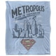 image 1 of Superman Metropolis Blanket - Multicoloured - One Size
