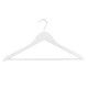 image 4 of Harbour Housewares Wooden Clothes Hanger - White - Pack of 10 - Wooden Hanger Coat Hanger Suit Hanger Jacket Hanger Shirt Hanger Trouser Hanger