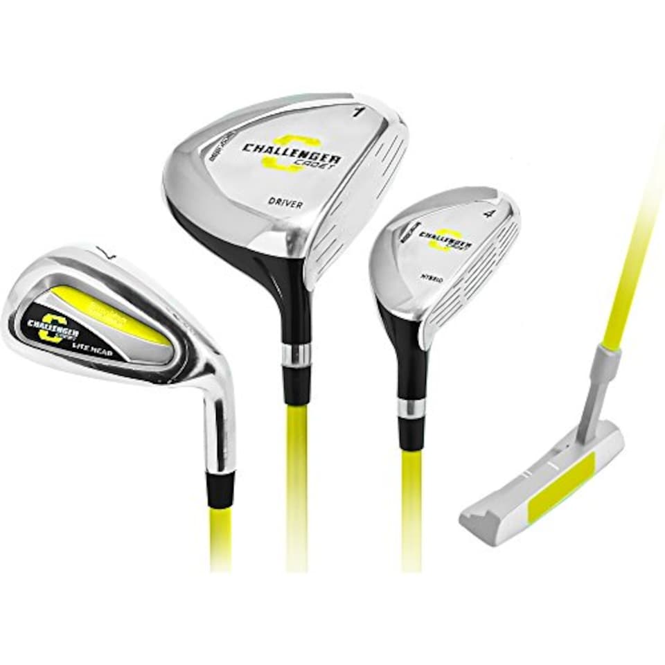image 1 of Longridge Challenger Cadet Junior Golf Club Set With Stand Bag – Premium Starter Package For Boys & Girls - Lightweight Kids Golf Package