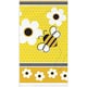 image 1 of Unique Party Plastic Bumblebee Tablecloth - Yellow/Black/White - One Size