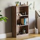 image 2 of Vida Designs Cambridge 3 Tier Medium Bookcase Display Storage, Walnut