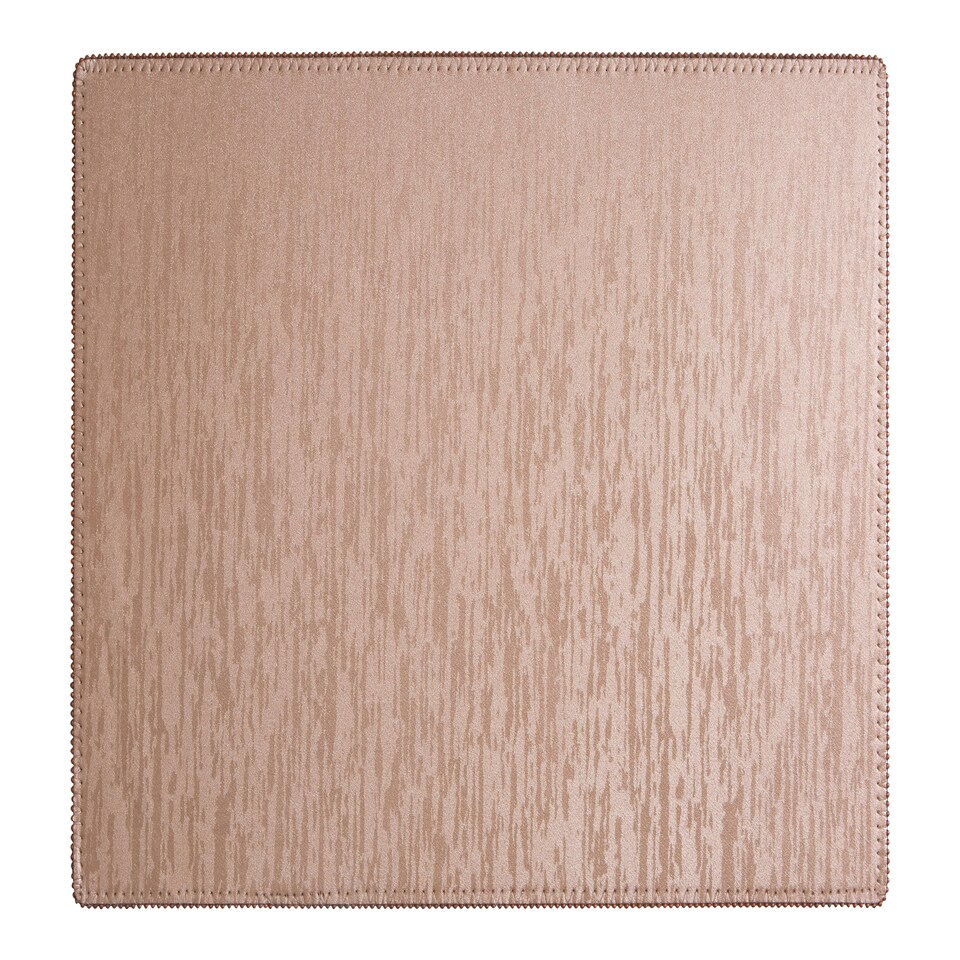 image 1 of Interiors By Premier Set Of Four Rectangular Placemats, Contemporary Heat Resistant Dining Mats, Stylish Faux Leather Gold