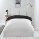 image 5 of Brights Reversible Duvet King Bed BlackWhite