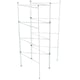image 2 of Home Vida 4 Fold Airer Freestanding Metal Folding Clothes Drying Rack