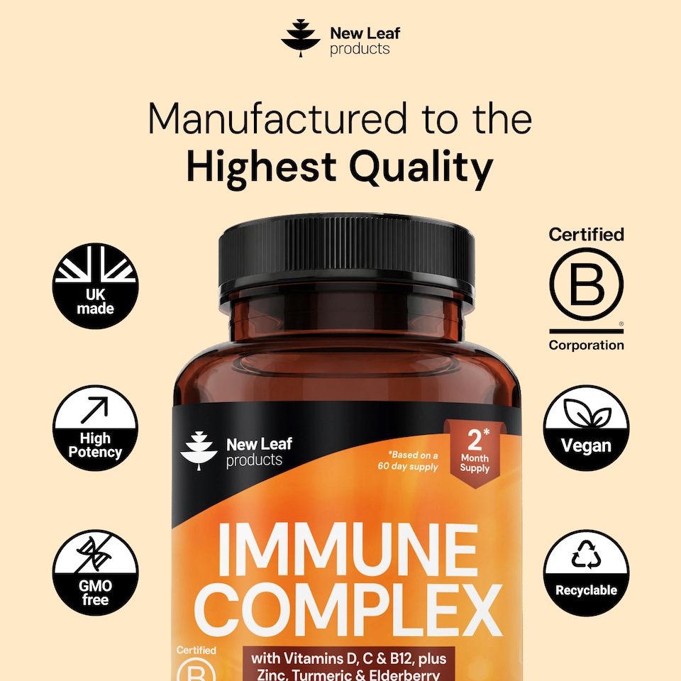 image 1 of Immune Complex With Vitamins & Minerals 120 Tablets