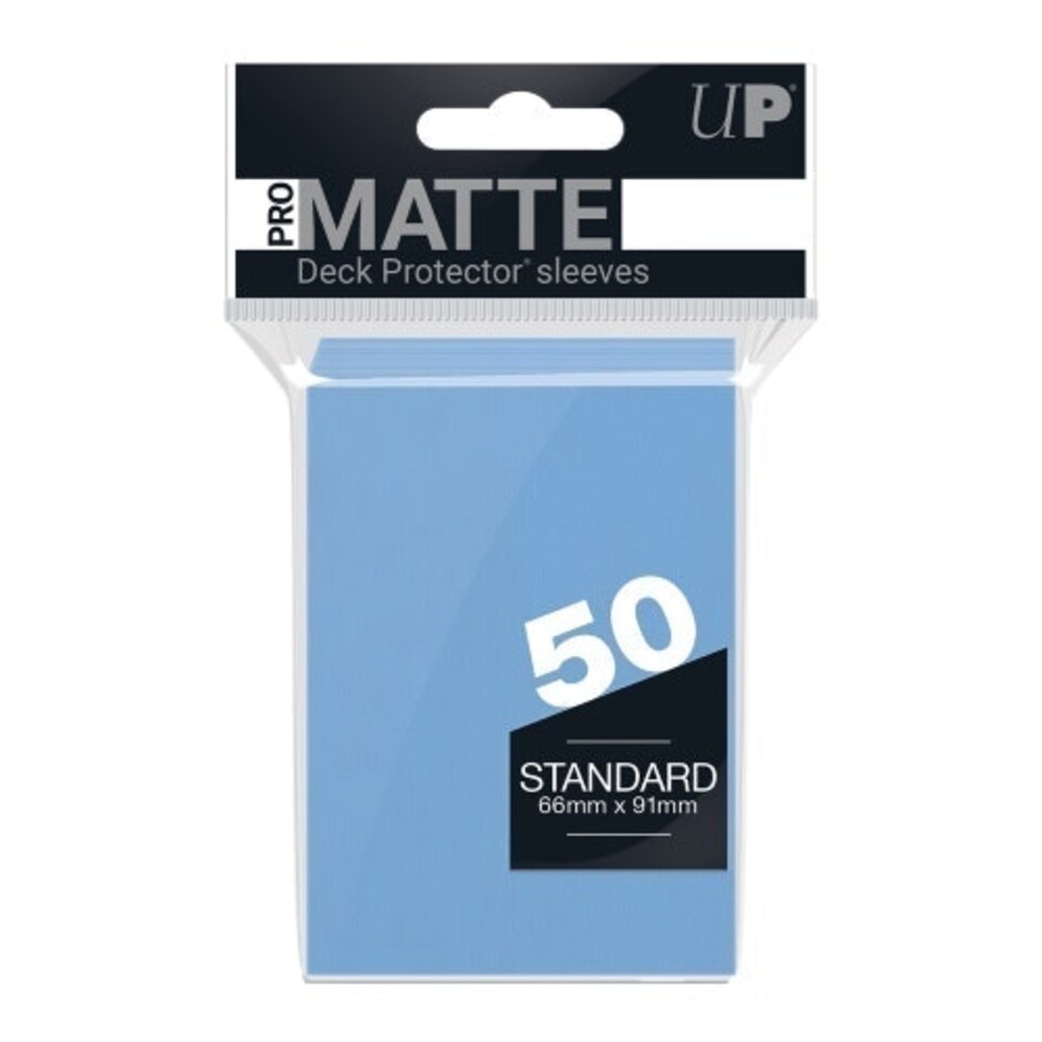 Pro Matte Lt Blue Deck Protector Sleeves