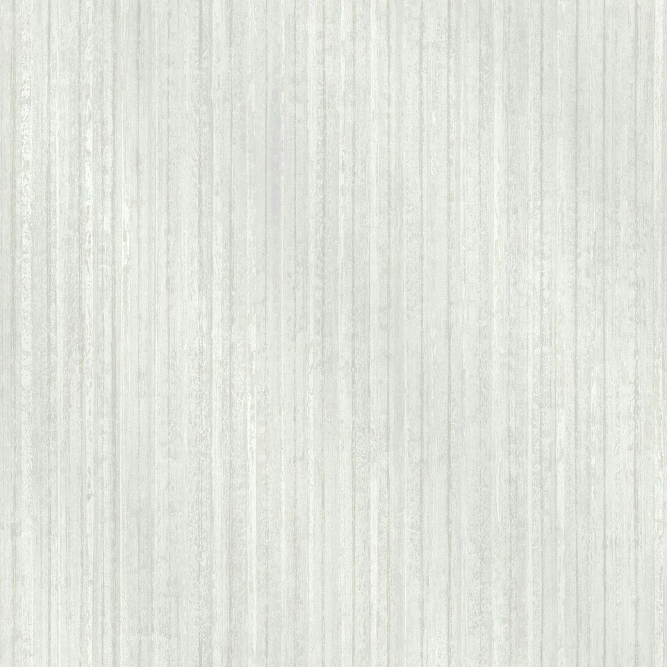 Fine Decor FD24928 Vertical Metal Wallpaper, White Multi