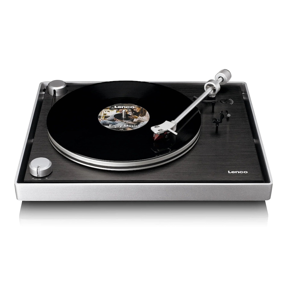 image 1 of Lenco L-455BK Audiophile turntable with Ortofon 2M RED cartridge