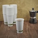 image 3 of Paper Coffee Cups 16oz White Compostable Takeaway | White | Set of 50