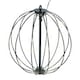 image 1 of ValueLights Solar Hanging Ball Black Metal Lantern Ground Stake Light | Black