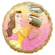 image 1 of Belle Once Upon A Time Disney Princess Round Foil Helium Balloon 43cm / 17 in Multi