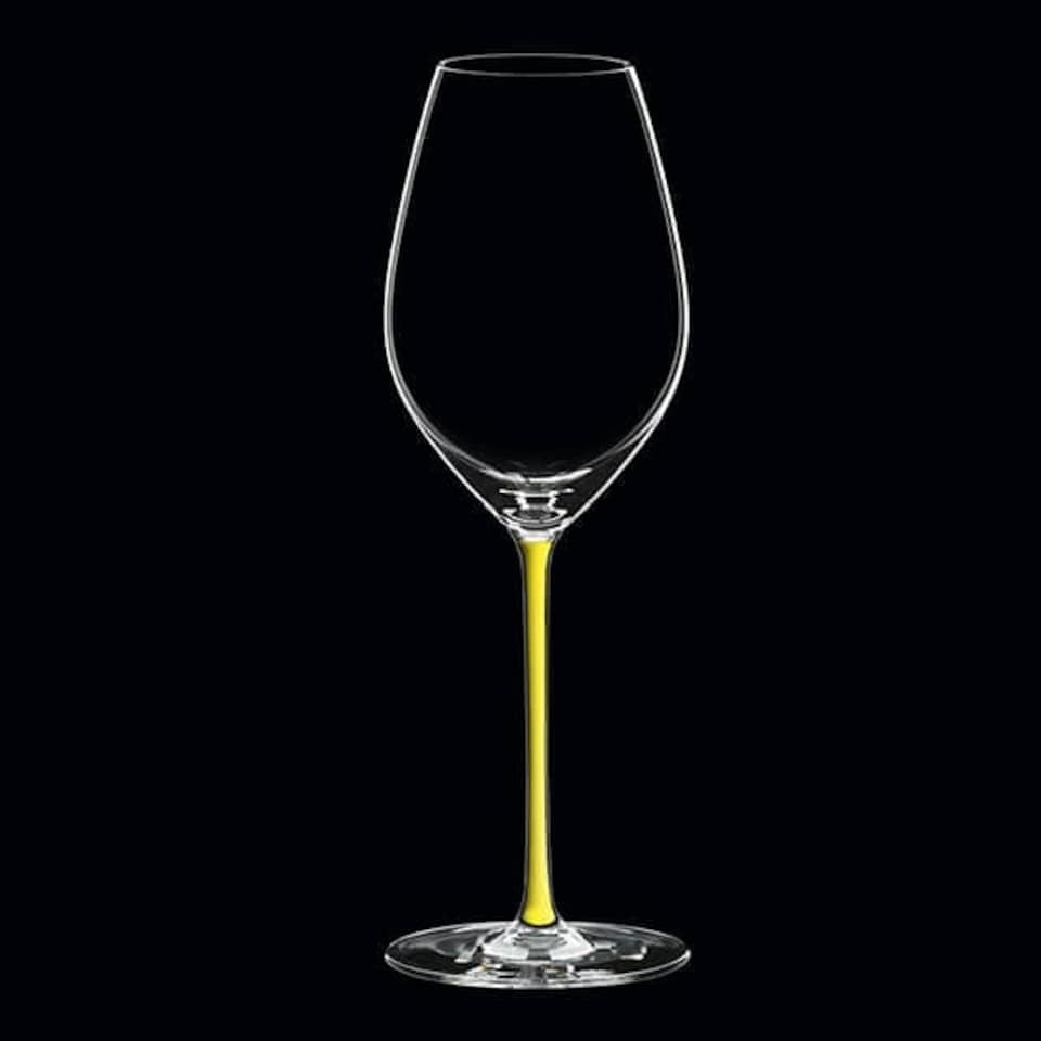 image 1 of Riedel Hand Made Fatto A Mano Champagne Wine Glass Yellow