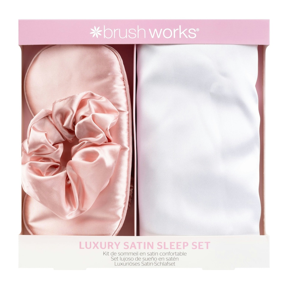 image 1 of Brushworks Luxury Satin Sleep Set