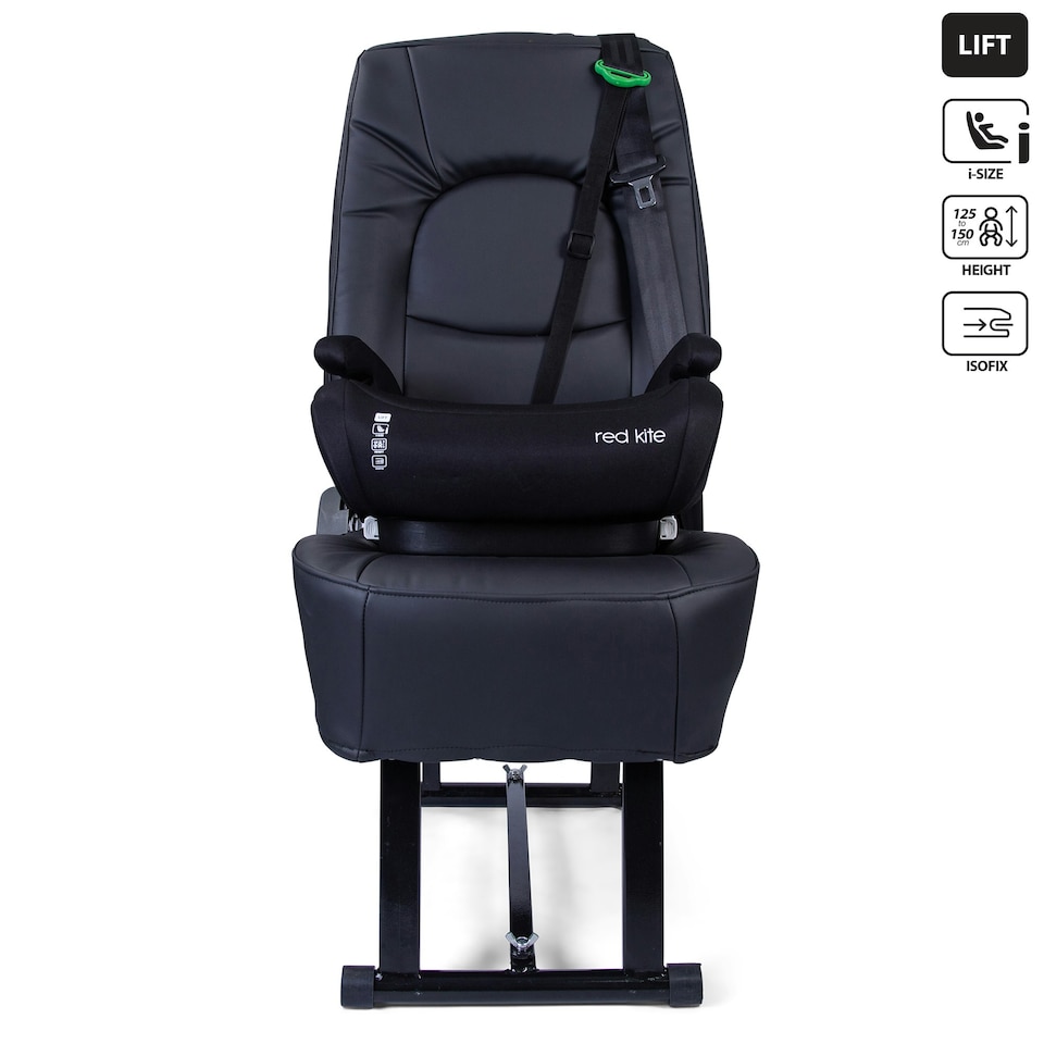image 1 of Red Kite LIFT ISOFIX Booster Seat | Black | Black | 1