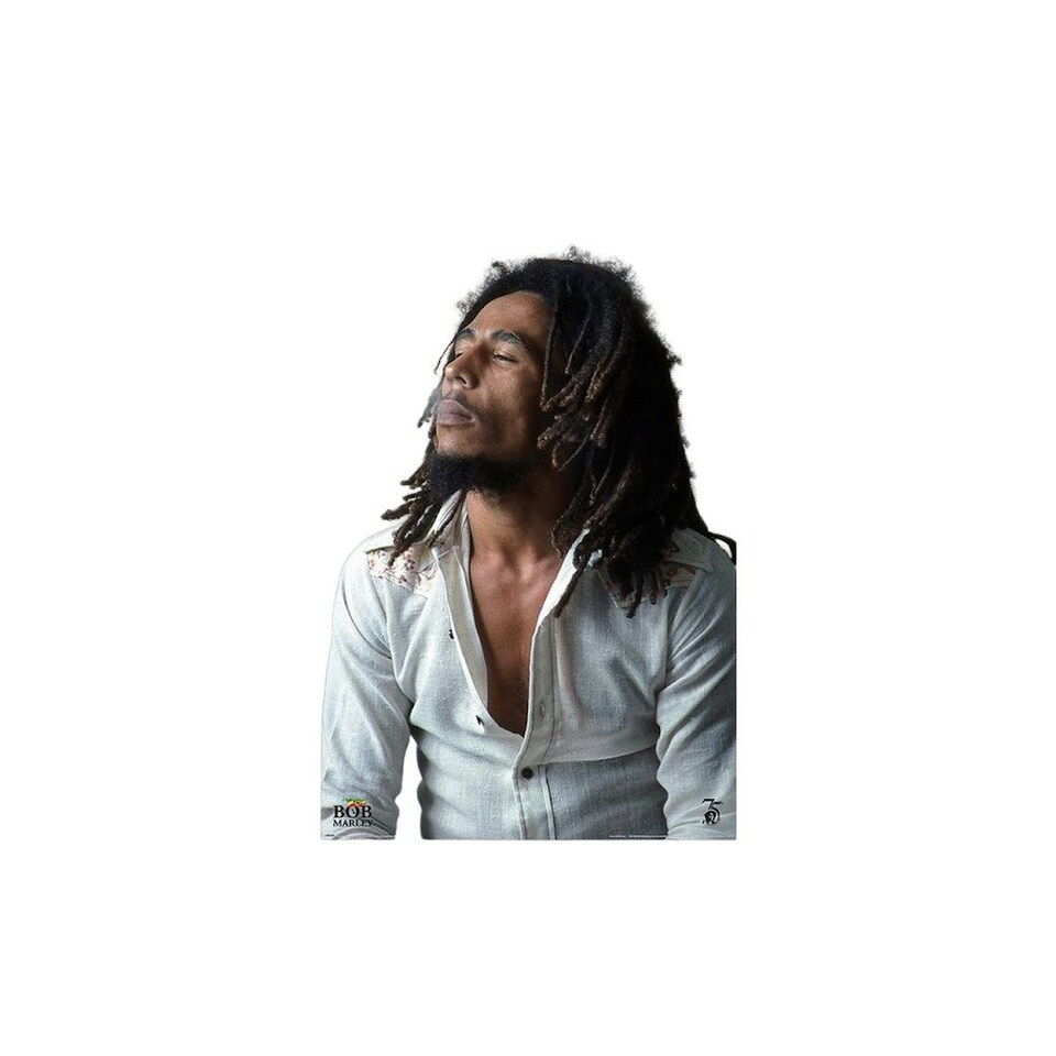 Bob Marley Redemption 261 Poster - White/Black - One Size