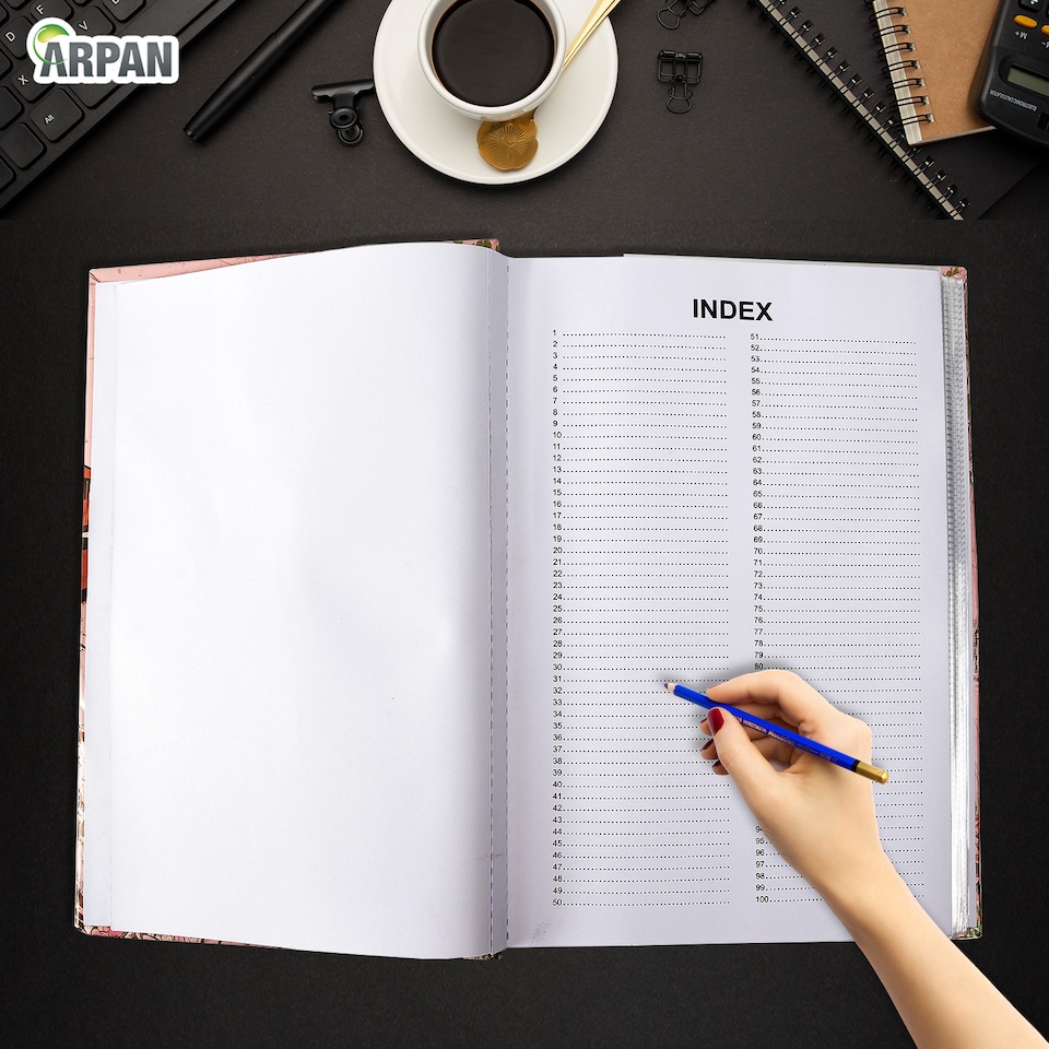 image 1 of ARPAN Slip In Case Memo Photo Album for 300 Photos 4x6" (10x15cm) – Hardcover Picture Album with Memo Writing Space for Family, Wedding & Travel Memories