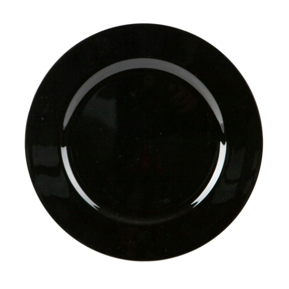 image 1 of Argon Tableware Metallic Charger Plate - 33cm - Black