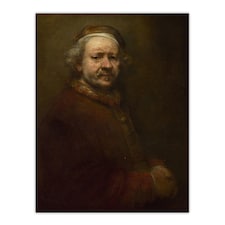 Self Portrait at the Age of 63 Rembrandt Huge Wall Art Print 18X24 In
