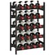 image 1 of HOMCOM Wine Rack Freestanding 5-Tier 20-Bottle Capacity Black