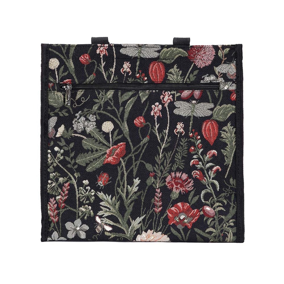 image 1 of Signare Shopper Bag Morning Garden Black