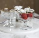 image 3 of Glass Dessert Bowls Ice Cream Sundae Fruit Cocktail Pudding Footed Dessert Cups | Clear | Clear | Set of 6