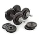 image 4 of York 20kg Cast Iron Dumbbell Weight Set - Black