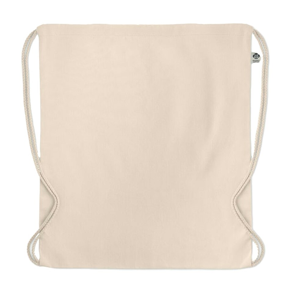 image 1 of MidOcean Yuki Organic Cotton Drawstring Bag - Beige - One Size Brown