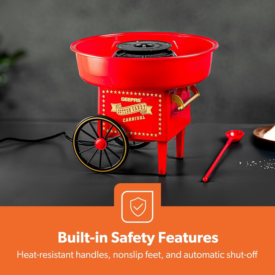 image 1 of GEEPAS 500W Cotton Candy Maker