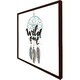 image 2 of Cute print in boho style (Picutre Frame) Black | XL