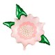 image 1 of Blush Pink Flower Helium Giant Foil Balloon 56cm / 23 in