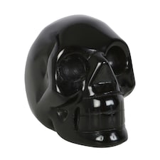 Something Different Obsidian Skull Decoration - Black - One Size