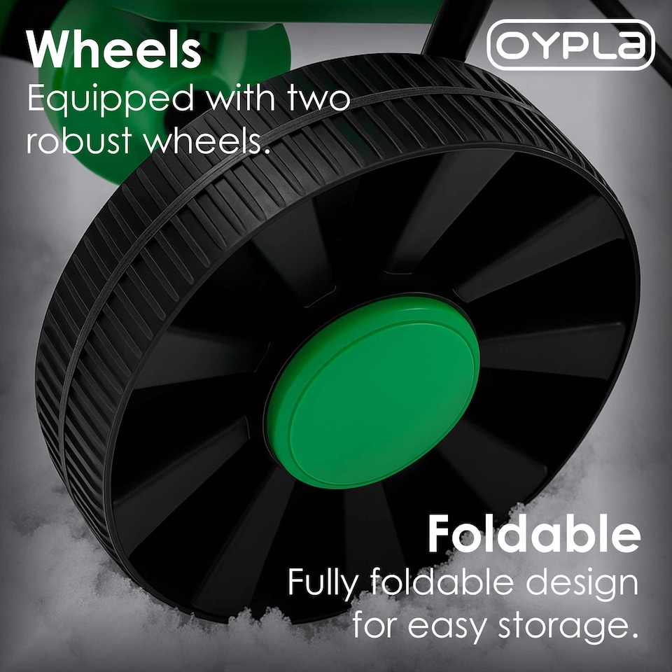 image 1 of Heavy Duty Rock Salt Grit Grass Seed Spreader 35KG Capacity