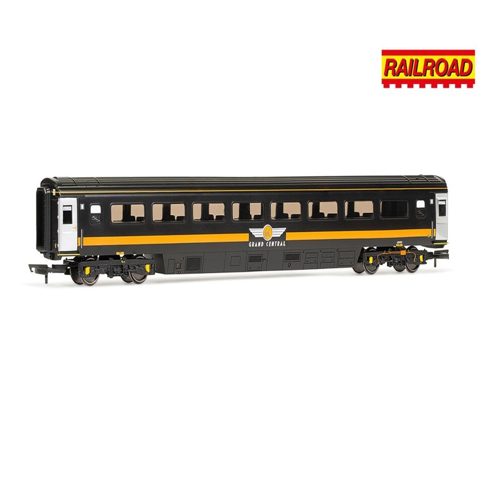 image 1 of Hornby Railroad Mk3 HST TSO Coach Grand Central 42402