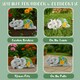 image 4 of Solar Elephant Statue (13x23x14cm) - Garden Ornament