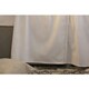 image 1 of Belledorm Savoy Embroidered Detail Flat Sheet - Oyster - Double White | Double