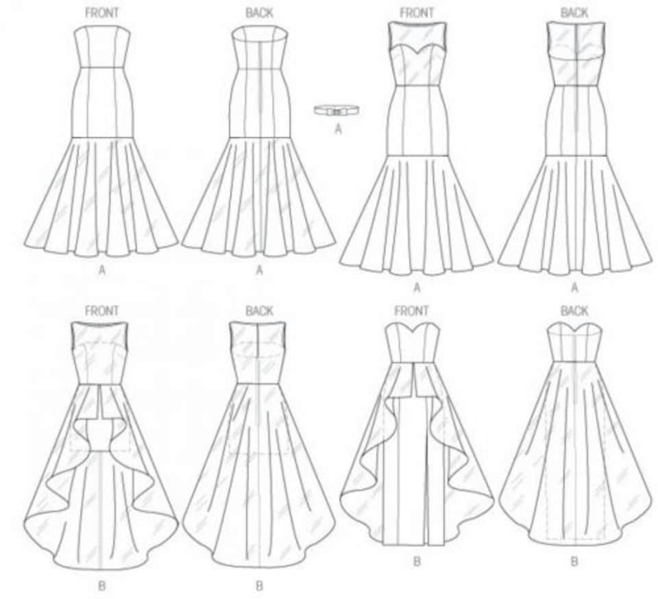 image 1 of McCall's 6838 Paper Sewing Pattern – Women’s Dress, UK Sizes 14–16–18–20–22, Intermediate