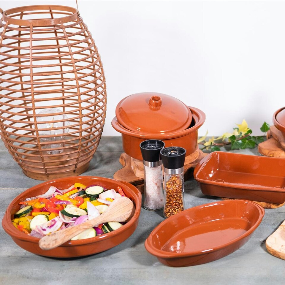 image 1 of Verano Spanish Ceramics El Toro Glazed Wine Cooler - 21.5cm