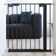 image 10 of Safetots Super Narrow Baby Gate, 60.5cm - 66.5cm, Black, Child Safety Barrier, Pressure Fit Stair Gate | Black | 1
