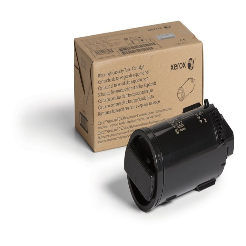 Xerox Black High Capacity Toner Cartridge 12.1k pages for VLC500/ VLC505 - 106R03876 N/A