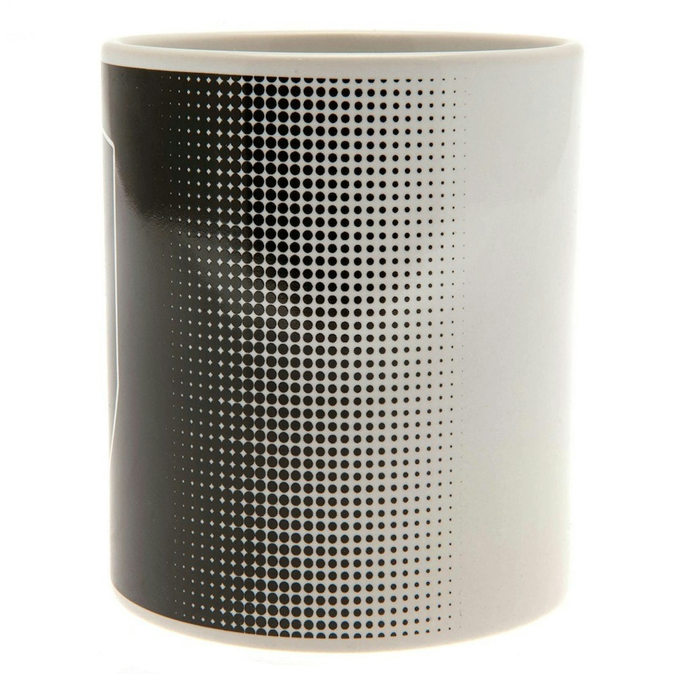 image 1 of Fulham FC Half Tone Mug - Black/White/Red - One Size