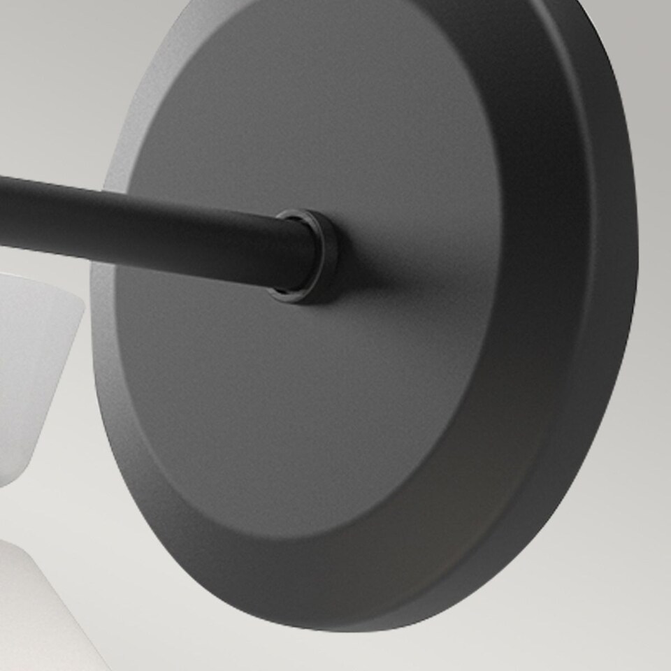 image 1 of Alora Mood Halston Dome Wall Lamp Contemporary Matt Black 1x E14